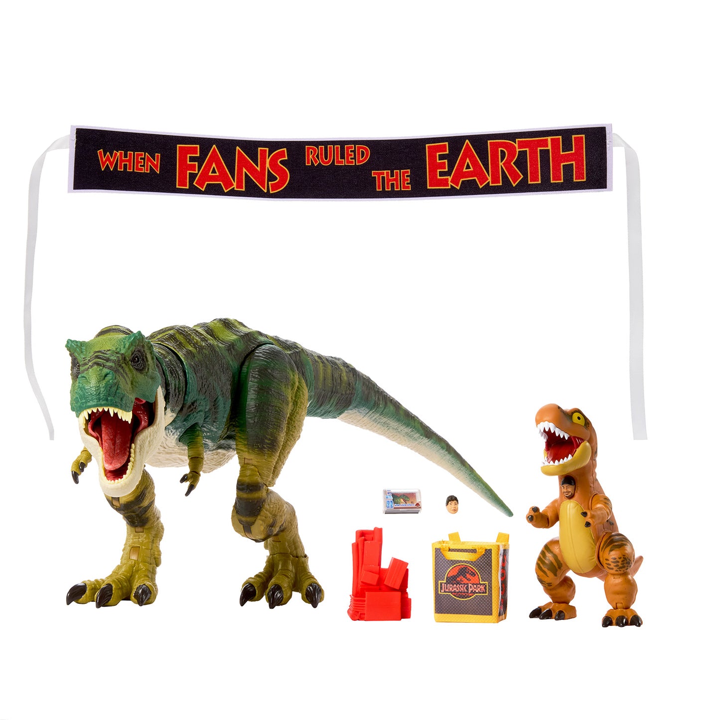 SDCC 2025 Mattel Creations - Jurassic World Hammond Collection T. Rex Convention Crasher™ Set